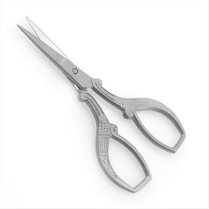 Tijeras para uñas de acero inoxidable de alta calidad, diseño curvo, hilo de bordar recto afilado, capacidad de corte, belleza para el cuidado de las uñas - Product Image 1