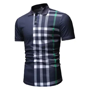 Chemises polo décontractées pour hommes, nouvelle collection, design tendance, logo personnalisé, couleur unie, coton, grandes tailles. - Product Image 4