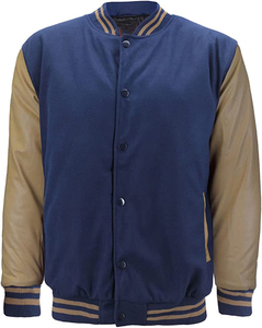 <b>Top</b> Quality Men's Letterman Varsity Jacket Two-Toned Winter Casual Sports Baseball Coat Wool Fabric Stand Collar Baseball Jacket - Product Image 5