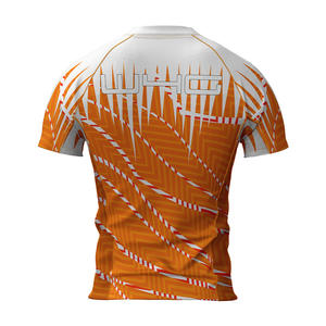 Camiseta Deportiva de Compresión Ligera sin Costuras Delanteras Personalizada para Hombre, de Secado Rápido, Alta Elasticidad, Ajuste Ceñido, para Yoga y Gimnasio - Product Image 3