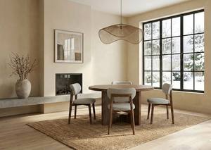 โต๊ะอาหารทันสมัยพร้อมเก้าอี้ 4 ตัว ดีไซน์ตกแต่งสวยงาม รับประกัน 1 ปี ชุดโต๊ะอาหาร 4 ที่นั่งทันสมัย ชุดโต๊ะอาหารขนาดกะทัดรัดสำหรับ 4 ที่นั่ง - Product Image 1