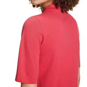 Camiseta de Verano para Mujer, Manga Corta, Transpirable, de Algodón Tejido, Ecológica, de Secado Rápido, Cuello Personalizado, Estilo Casual - Product Image 4