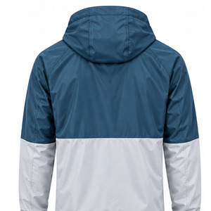Windbreaker <b>Jacket</b> for <b>Men</b> Water Resistant <b>Lightweight</b> Outdoor Sports Full Zip Hooded Activewear Export Quality OEM Manufacturer - Product Image 4