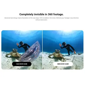 Estuche DE BUCEO invisible para Cámara de Acción <span class=keywords><strong>Insta360</strong></span> X3 50m impermeable <span class=keywords><strong>2023</strong></span> nuevos accesorios para Insta 360X3 - Product Image 4
