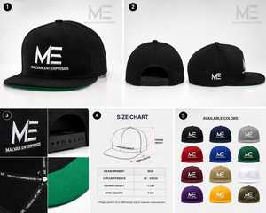 Gorra Snapback Negra de Malla con Bordado 3D, Visera Plana, 6 Paneles, Ajustable, Unisex, con Logotipo de Letras Personalizado, Estilo Urbano Informal - Product Image 6