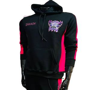 Ensembles de vêtements de détente d'hiver décontractés à manches longues pour femmes pull à col à capuche pailleté survêtement avant Logo pantalons de survêtement pour l'automne - Product Image 1