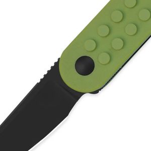 Couteaux pliants d'extérieur haut de gamme avec une lame tranchante, une poignée texturée foncée et une construction portable pratique pour le camping - Product Image 5