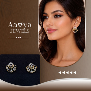 Boucles d'oreilles en diamant cultivé en laboratoire certifié Golden Aura pour femmes, bijoux de mariage en or 14 carats, design élégant et luxueux - Product Image 5