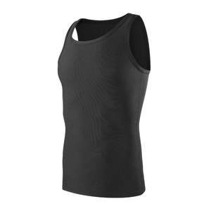 Ropa Deportiva de Moda 2026, Chaleco Deportivo para Hombre, Camiseta sin Mangas con Logotipo Personalizado, Corte Ajustado y Tejido Acanalado - Product Image 5