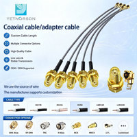 Câble coaxial RF RG58 en gros à faible perte, 50 ohms, conducteur en cuivre étamé, isolation PVC ignifuge, qualité industrielle