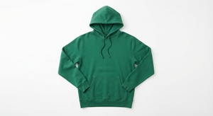 Sweat-shirt à capuche unisexe bleu, coupe classique, en molleton de coton, couleur unie, avec poche, pour l'hiver, logo imprimé personnalisé, sur mesure - Product Image 1