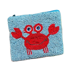 Porte-monnaie pour femmes, mini sacs faits main en perles de rocaille, broderie perlée, pochette à monnaie élégante et durable, vente en gros - Product Image 2