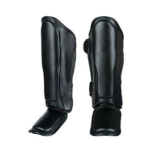 Protège-tibias de boxe personnalisés avec logo OEM, protège-tibias de Muay Thai, protège-tibias de MMA, protections de jambes pour le kickboxing, équipement de sport d'arts martiaux - Product Image 4