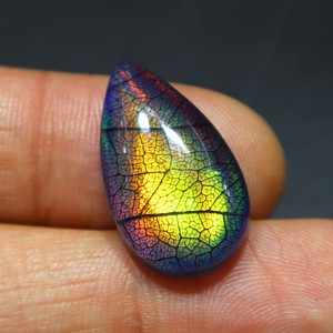 Monarch Butterfly <b>Opal</b> Doublet Handmade <b>Opal</b> Doublet Butterfly Jewelry Green Fire <b>Opal</b> Stone Jewelry Fire <b>Opal</b> Doublet Gemstone - Product Image 2