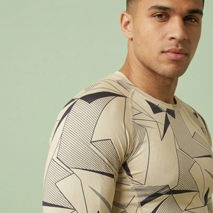<b>Custom</b> Men High Performance <b>Compression</b> <b>Shirt</b> Half Sleeve Running Training Athletic Sportswear - Product Image 3