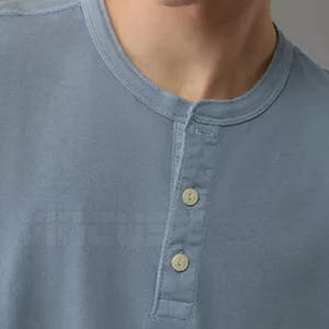 Nouveauté : Chemises Henley pour hommes fabriquées en usine, taille personnalisée, légères, dernière mode, confortables et durables - Product Image 6