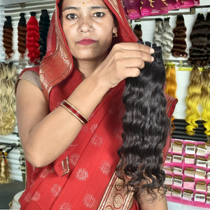 Extensions brésiliennes de cheveux humains de vison brut non transformé 8-36 pouces Fournisseurs de cheveux humains noirs naturels ondulés - Product Image 1