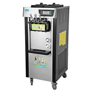JTS Fabrication Machine à crème glacée molle électrique commerciale personnalisée aux fruits surgelés Prix de vente 2024