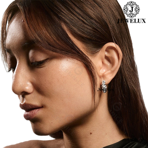 Hot Sale Luxury Natural VVS Diamond <b>Stud</b> Earrings 925 Sterling <b>Silver</b> Stylish Bridal And Party Wear Jewelry From Indian Supplier - Product Image 1