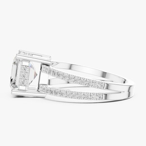 แหวนเพชรทรง Asscher คุณภาพสูง 2.5 กะรัต เพชรแฟนซีเพาะเลี้ยงในห้องปฏิบัติการ พร้อมใบรับรอง IGI สำหรับงานหมั้นและงานแต่งงานสำหรับผู้หญิง มีจำหน่ายแล้ว - Product Image 2
