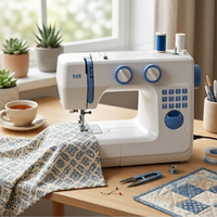 Vente d'usine VMA, machine à coudre portable multifonctionnelle à 24 points pour la maison, petite machine à coudre pour vêtements