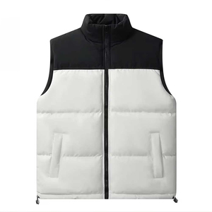 New Arrival Arm Less <b>Puffer</b> <b>Jacket</b> Adults Custom Logo Sleeveless <b>Puffer</b> <b>Jacket</b> High Quality Winter Outdoor Men's <b>Puffer</b> <b>Vest</b> - Product Image 1