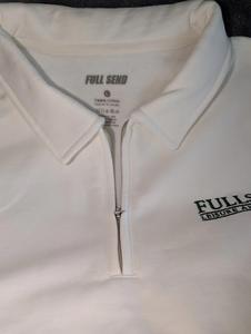 Sudadera Blanca con Cierre de Cremallera para Hombre, Estilo Polo - Product Image 4