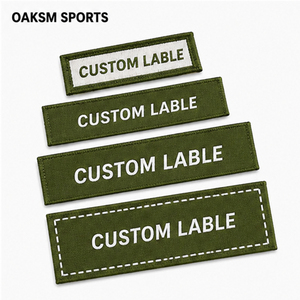 Étiquettes tissées damassées personnalisées haute densité, étiquettes de col principales de haute qualité pour vêtements, patchs en tissu avec logo privé pour T-shirts et sweats à capuche - Product Image 3