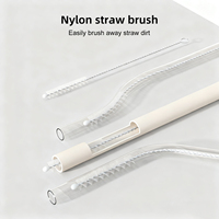 Ensemble de brosses de nettoyage pour biberons Habebe, légères, avec brosses pour tétines et pailles, faciles à nettoyer, outils réutilisables pour les soins de bébé