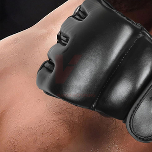 Guantes de MMA de Alta Calidad, Guantes de Entrenamiento con Dedos Descubiertos para Hombres y Mujeres, Equipo de Gimnasio para Sparring y Combate - Product Image 2