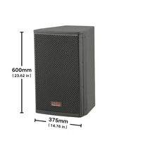 Altavoz PA Profesional de 12 Pulgadas, 1400W, Altavoz de Rango Completo de Dos Vías para Instalación de Sonido en Vivo