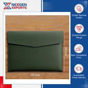 Porte-documents en cuir PU fait main, imperméable, de qualité supérieure, aux normes les plus élevées, à un prix de marché raisonnable - Product Image 4