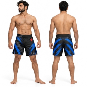 MMA <b>Shorts</b> Mens Training Fitness Wear Lightweight Flexible Fabric Athletic <b>Grappling</b> Practice Sports Performance Workout - Product Image 6