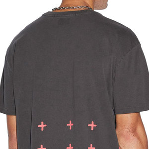 เสื้อยืดพิมพ์ลายตามสั่ง เนื้อผ้าหนา 230gsm ผ้าฝ้าย 100% เสื้อยืดผู้ชายทรงโอเวอร์ไซส์ ระบายอากาศได้ดี เป็นมิตรกับสิ่งแวดล้อม - Product Image 5