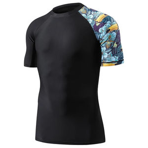 Meilleur Matériel 100% Coton Haute Qualité MMA Rash Guard à Manches Longues pour Hommes Vêtements de Combat Imprimés Personnalisés Séchage Rapide Respirant - Product Image 1