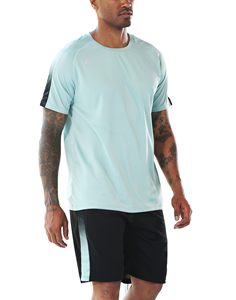 Summer Set For Men's <b>Shirt</b> and Shorts 100% Polyester Set Zipper Pockets Quick Dry Gym Athletic Clothes Workout Running Outfit - Product Image 1