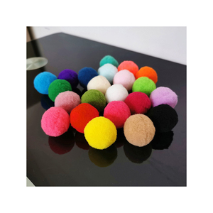 Colorful Felt Pom Poms Craft Supplies Nonwoven Felt PP Cotton Filling Unisex 0 to 24 Months <b>Stuffed</b> Animal <b>Toys</b> - Product Image 1