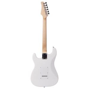 White Electric Guitar with Rosewood Fingerboard - Product Image 4