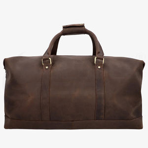 Bolsa de lona de cuero para viajes diarios, equipaje de mano, bolsa de lona de cuero genuino, elegante para uso en viajes, bolsa de lona de cuero. - Product Image 6