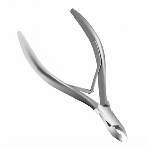 Coupe-ongles personnalisé avec logo, manche rose, en acier inoxydable, avec poignée ergonomique incurvée - Product Image 6