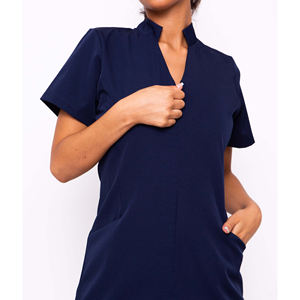 Meilleures ventes : Ensemble de blouses d'uniforme médical en coton pour infirmières et femmes du secteur de la beauté, et ensemble d'uniformes de travail (scrubs) pour femmes, vente en gros - Product Image 2
