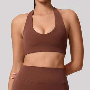 Square Neck Crop <b>Top</b> Mid Waist Yoga Set Solid Color Breathable Spandex Polyester Front <b>Sweat</b>-Wicking Women's Activewear OEM - Product Image 1