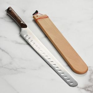 Professional Slicer <b>Knife</b> with Wooden Saya Cover Stainless Steel Sushi & Sashimi <b>Knife</b> Razor Sharp <b>Fish</b> Fillet Carving <b>Knife</b> - Product Image 6