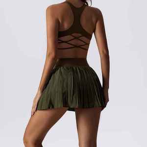 Nuevo Uniforme de Tenis para Mujer, Ligero, Duradero, Ventilado, Cómodo, para Partidos Competitivos, Sin Mangas - Product Image 6