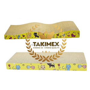 Papier ondulé robuste et durable respectueux de l'environnement vietnamien Pet Wave Shape Small Size Pad Cat Scratcher Carton - Product Image 4
