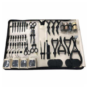 ZYDAR SPORTS Kit de Herramientas de Acero Inoxidable para Extensiones de Cabello: Alicates, Tijeras, Peines, Accesorios para Instalación y Remoción de Micro Anillos - Product Image 1