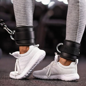 Correa de tobillo ajustable Factory Fitness con hebilla para entrenamiento de fuerza de piernas, correas de tobillo para máquinas de cable en el gimnasio - Product Image 2