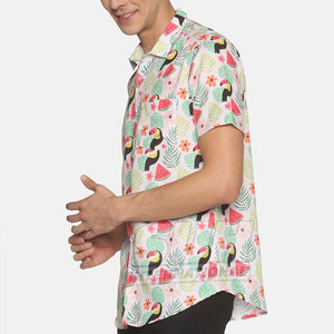 เสื้อชายหาดผู้ชาย ดีไซน์ล่าสุด ระบายอากาศได้ดี แห้งเร็ว เป็นมิตรกับสิ่งแวดล้อม ผลิตจากโพลีเอสเตอร์ผสมฝ้าย ขนาดสั่งทำได้ คุณภาพสูง ขายดี ราคาสมเหตุสมผล - Product Image 2