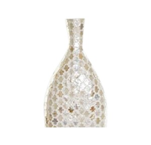 แจกันเปลือกหอยมุกทำมือ รูปทรงไม่สมมาตร ผิวเงา ดีไซน์ร่วมสมัย สำหรับตกแต่งโต๊ะ จัดดอกไม้ ชิ้นงานตกแต่งเสริม - Product Image 2