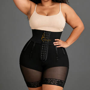 Mutande Modellanti a Vita Alta per Donna, Controllo Pancia, Sollevamento Glutei, Shapewear Fajas Colombianas, Biancheria Intima Compressiva <span class=keywords><strong>con</strong></span> Cerniera all'Inguine - Product Image 1